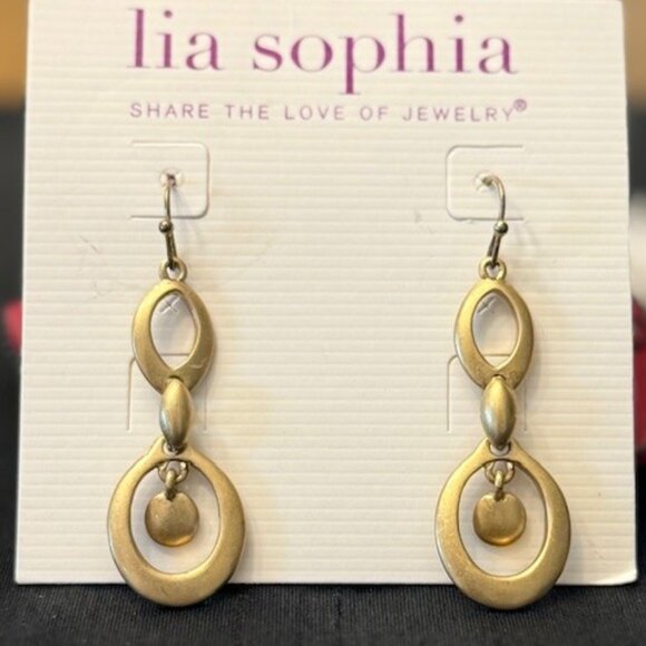 Lia Sophia "ROGUE" Earrings - Picture 1 of 6